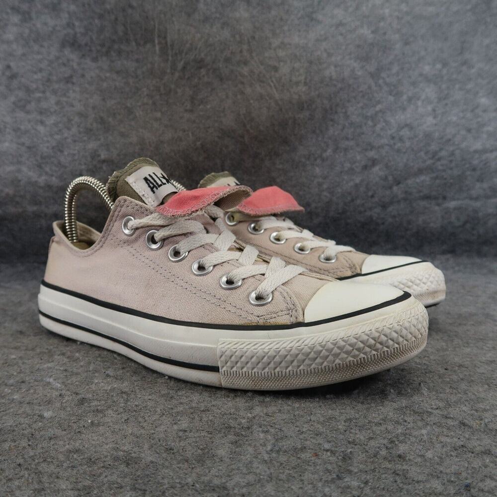 Converse Shoes Womens 7 Sneaker All Star Low Lace Up Double Tongue Casual Unisex